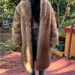 NEW Anine Bing Faux Fur Jacket